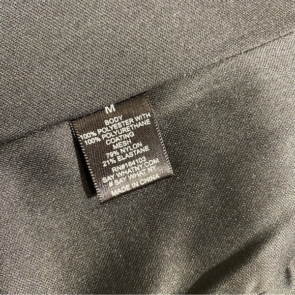 Say What ? corset mesh bra crop top Faux leather PVC zip front - Picture 6 of 9